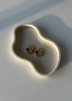 Spiral Golden Earrings (por par) en internet