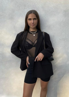 Basic Blazer (Negro) - tienda online