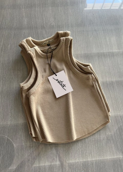 Musculosa Susu Top - (ribbed punto morley) en internet