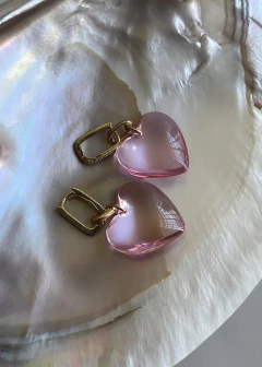 Aros Corazón Glossy