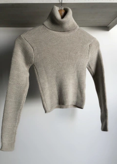 Polera Punto Elástico Essential High Neck (11 colores) - tienda online