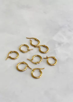 Argollitas Minimal Hoops Baby 1,2 cm - comprar online