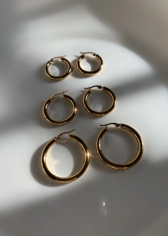 Aros Classy Gang (x par) - dorado en internet