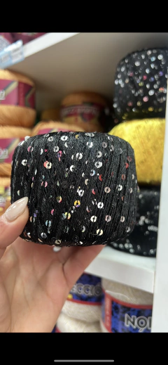 MESH HAT SEDA CROCHET LENTEJUELAS - Estate Atenta