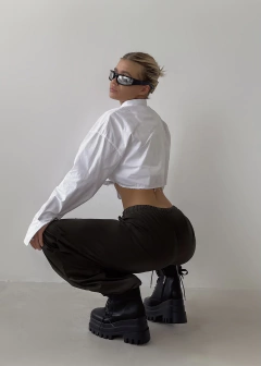 Camisa White Trash Crop Oversized (PRE ORDER)