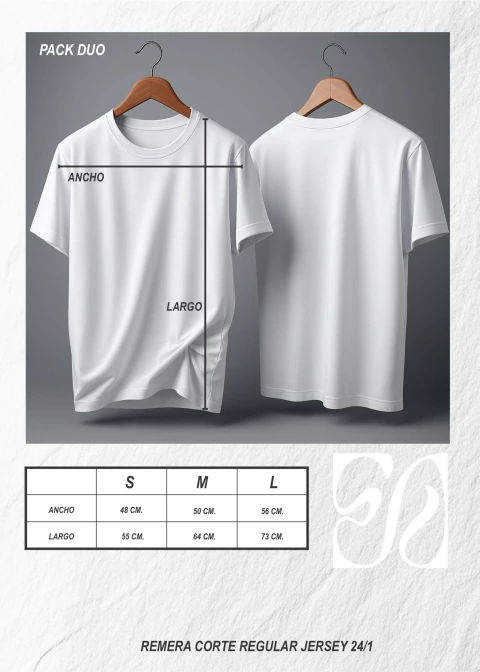Pack Duo Oversized Larga (dos remeras) - comprar online