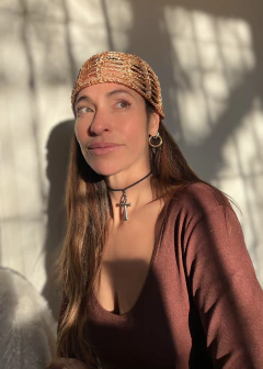 MESH HAT CROCHET SEDA (punto abanico) - comprar online