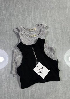 Musculosa Susu Ultra Crop Ribbed - comprar online