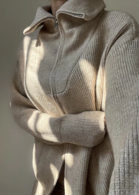 Sweater Doble Zip - comprar online