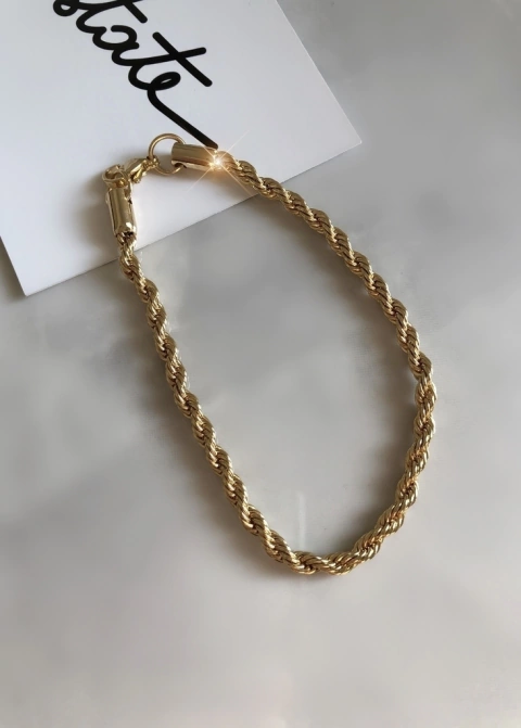 Pulsera Gold Twisted