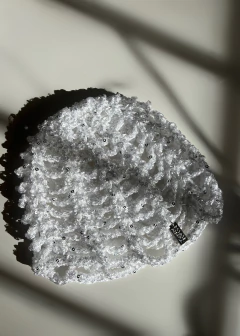 MESH HAT CROCHET SEDA (punto abanico) - Estate Atenta