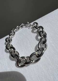Pulsera Silver Grunge Chain - comprar online