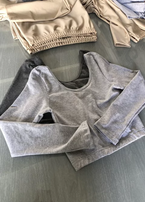 Camiseta Dance Crop Algodón / Lycra - comprar online