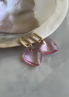 Aros Corazón Glossy - comprar online