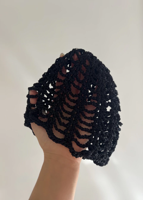 MESH HAT CROCHET SEDA (punto abanico) - comprar online