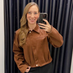 Jaqueta suede inspired Zara 2 - loja online