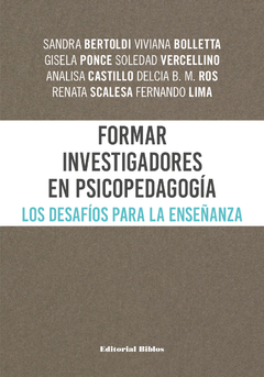 FORMAR INVESTIGADORES EN PSICOPEDAGOGIA.BERTOLDI, SANDRA