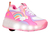 Zapatillas Footy Con Rueda Luz Led Usb Para Niña Voce