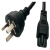 Cable Alimentación Power Tipo Trebol P/notebook