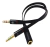 Cable Adaptador Audio Mini Plug 3,5mm A Mic Y Auricular Pc