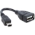 Cable Adaptador OTG V3 Mini Usb Macho A Usb Hembra
