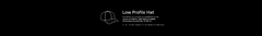 Banner de la categoría Low profile hats