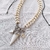 Collar Regulable Buzios Colmillo Blanco