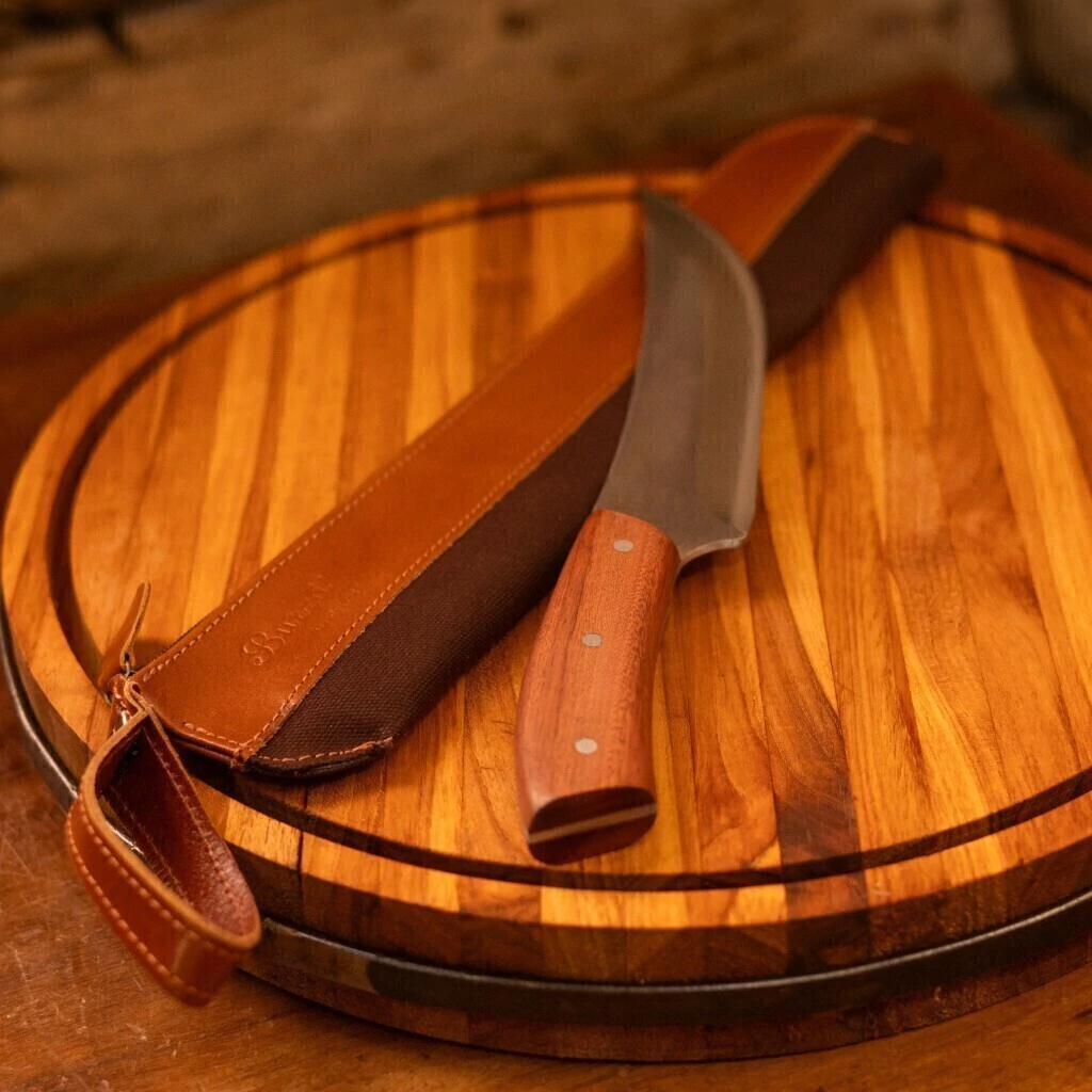 Faca Burza Churrasco Curva Modelo 13M
