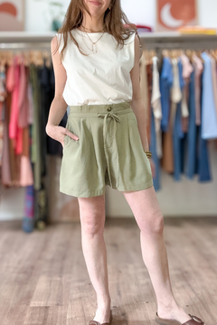 Short Ofelia Verde T.2 - comprar online