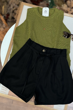 Short Ofelia Verde T.2 - tienda online