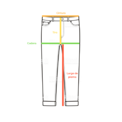 Jean mom Forest - tienda online