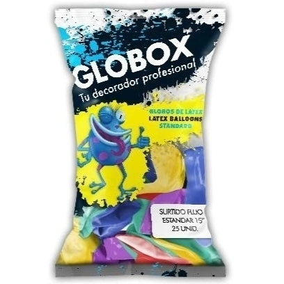Globos Fluor Surtidos 15" x25