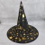 Sombrero de Bruja Estampado Estrellas
