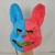 Máscara Conejo Malvado Peluche Bi-Color LED - comprar online
