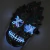 Máscara Calavera en Llamas LED