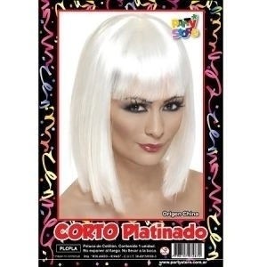 Peluca Carré Platinado