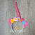 Vincha Unicornio con Flores - Krokantes
