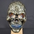 Máscara Calavera Gold LED - Krokantes