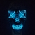 Máscara Calavera Gold LED