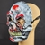 Máscara Calavera Blanca LED - comprar online