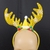 Vincha Reno Dorado con Gorrito