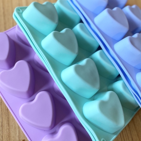 Molde Silicona Corazón x6