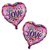 Globo Corazón Violeta "Love" 18"
