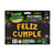 Globos "Feliz Cumple" 14" Dorado - comprar online