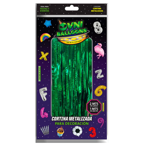 Cortinas Metalizadas Laser