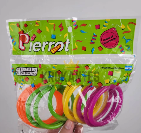 Pulseras plásticas X12