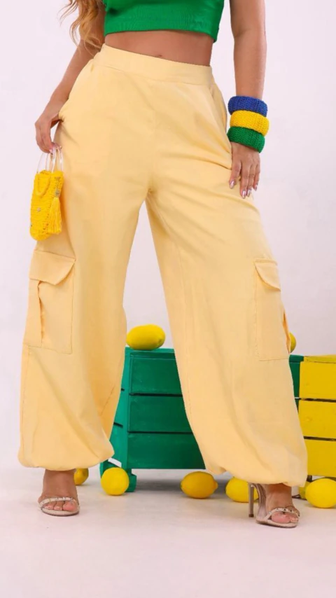 CALÇA COM BOLSO _ ALFAIATARIA - comprar online