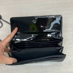 BILLETERA/BANDOLERA BLAQUÉ SIMPLE CON SOLAPA + CAJA ORIGINAL DE LA MARCA - comprar online