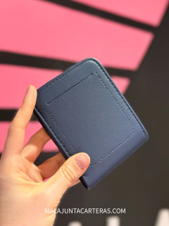 BILLETERA CORTA UNICROSS AZUL + CAJA