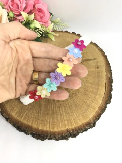 Faixinha floral colorida